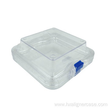 10x10x5cm Dental Clear Plastic Denture Storage Membrane Box